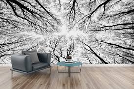 3d Tree Silhouette Self Adhesive Living