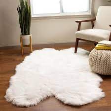 faux fur fluffy rug