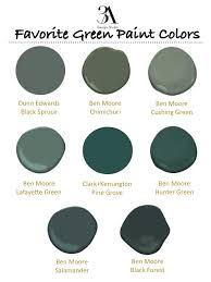 Favorite Deep Green Cabinet Colors