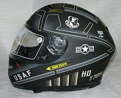 3xl Akuma Stealth Motorcycle Helmet Matte Black With Built