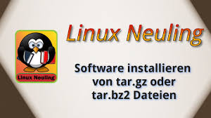 ubuntu software installieren von tar gz
