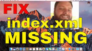 fix missing index xml file on pages for