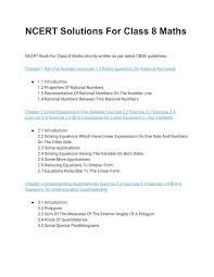 ppt ncert solutions for class 8 maths