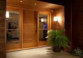 modern exterior interior wood doors
