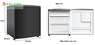 Tủ lạnh mini aqua 50 lít AQR-55AR Nơi cung cấp tủ lạnh khách sạn đẹp