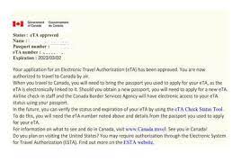 canada eta frequently asked questions
