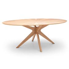 starburst oval dining table by inmod