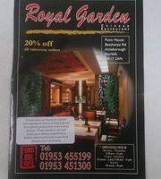 royal garden menu picture of royal