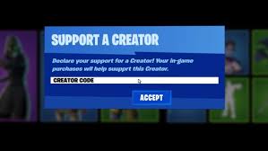 create fortnite support creator code