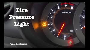 toyota rav4 tire pressure warning light