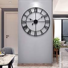 Large Silent Non Ticking Wall Clock