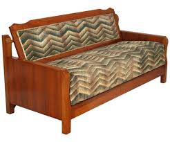 art deco walnut sofa bed 1920s for