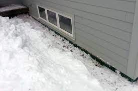 basement waterproofing and melting snow