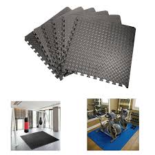 6pcs gym flooring mat eva interlocking