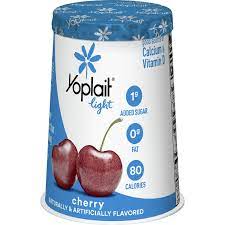 cherry flavor yogurt yoplait