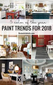 color of the year paint trends for 2018