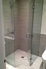 Shop the full range of wet room showers online at victorian plumbing today. Curbless Frameless Corner Shower Neo Angle Frameless Showers Vancouver Modern Bathroom Vancouver By Vango Shower Glass