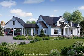 modern farmhouse house plan max