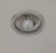 convert this shower light to recessed