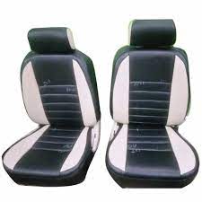 Kms Black Leather Car Seat Cover