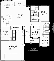 house plans with bonus room over garage