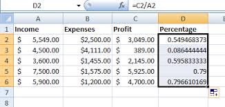 how to calculate profit in excel and