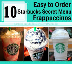 10 easy to order starbucks secret menu