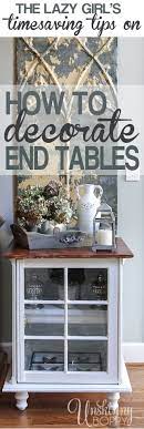 Tips For Decorating End Tables The