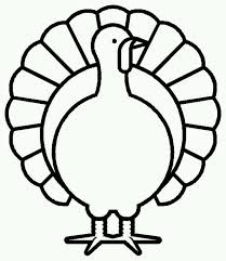 Perfect Turkey Drawing Template Coloring In Sweet Free Turkey In