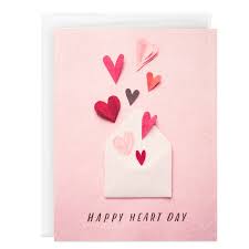 Happy Heart Day Valentines Day Card