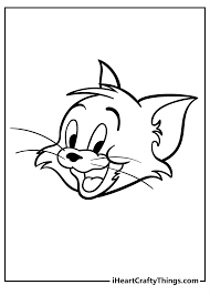 tom and jerry coloring pages 100 free