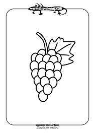 Coloring grapes is a great opportunity to familiarize your child with the variety of varieties of juicy drawing grapes with coloring pages, a kid can create his own unique variety by painting the berries. Grapes Coloring Page Coloring Home