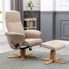 swivel recliner chair stool set