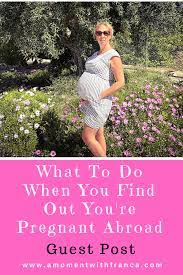 re pregnant abroad