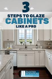 glaze cabinets