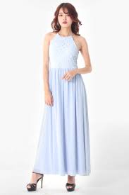 Evrywear Light Blue Flowy Maxi Dress