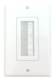 Wall Plate With Cable Pass Through