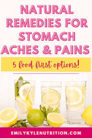 natural remes for stomach aches