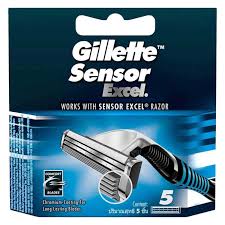 gillette sensor excel blades 5