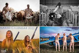 Scottish farmers bare it all in cheeky calendar