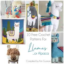 free crochet patterns for llamas