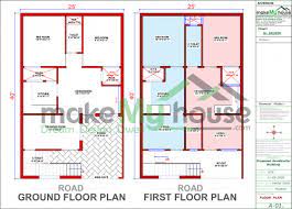 Buy 25x40 House Plan 25 By 40 Front