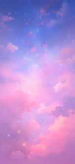 galaxy stars pink clouds wallpapers