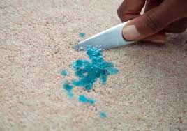 get wax out of carpet without heat