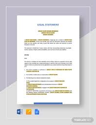 How is the statement of claim served on the debtor? How To Write A Legal Statement Examples