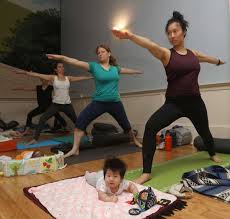 at prenatal yoga