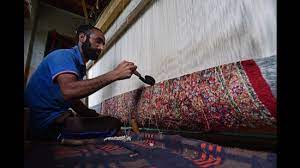 hand knit kashmiri carpets to adorn the