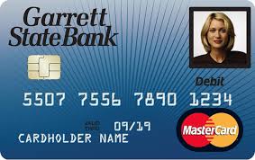 Locate the debit card number at the end of the transaction line. Personal Debit Cards Garrett State Bank