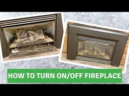 How To Turn On Off The Lennox Fireplace