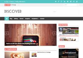 Discover Responsive Blogger Template 2014 Free Download